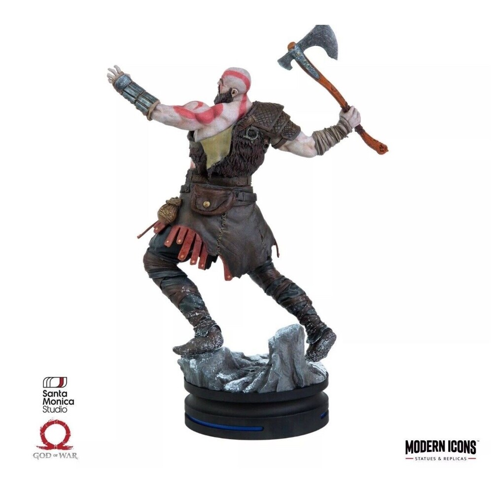 God of War: Ragnarok Kratos Statue Figure PVC Official Sony Modern Icons #14